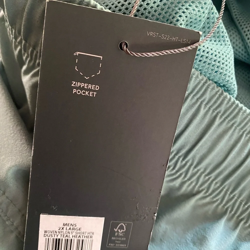 VRST Mens 5” short 2x nwt - Picture 4 of 4